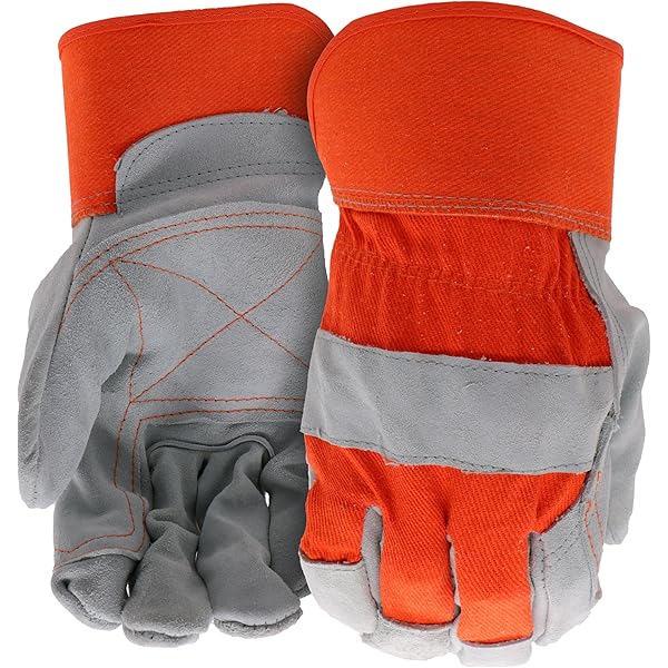 Boss Men's Guard Split Cowhide Leather Palm Work Gloves