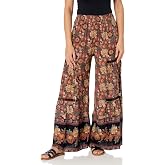 Angie Women's Wide Leg Pants with Lace Inserts | Soft and breathable material