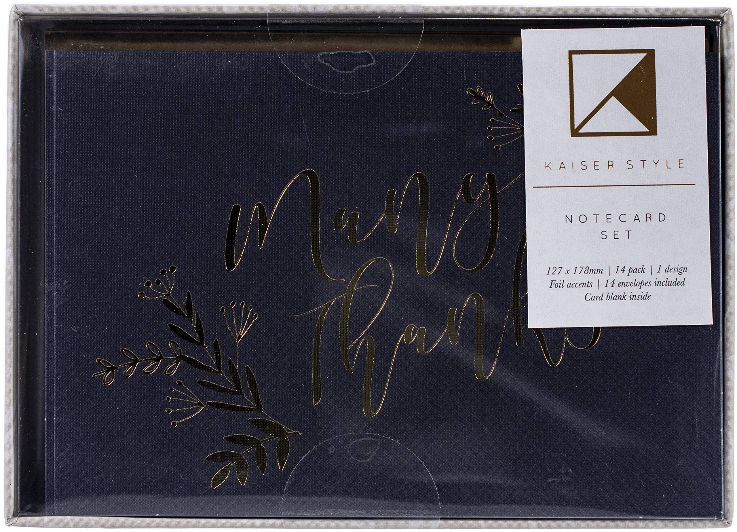 KAISERCRAFT PTY LTD (3PL) Cards/ENVEL 3.5 14PK Many Thank, One Size