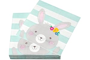 American Greetings 50-Count Lunch Napkins, Easter Party Supplies