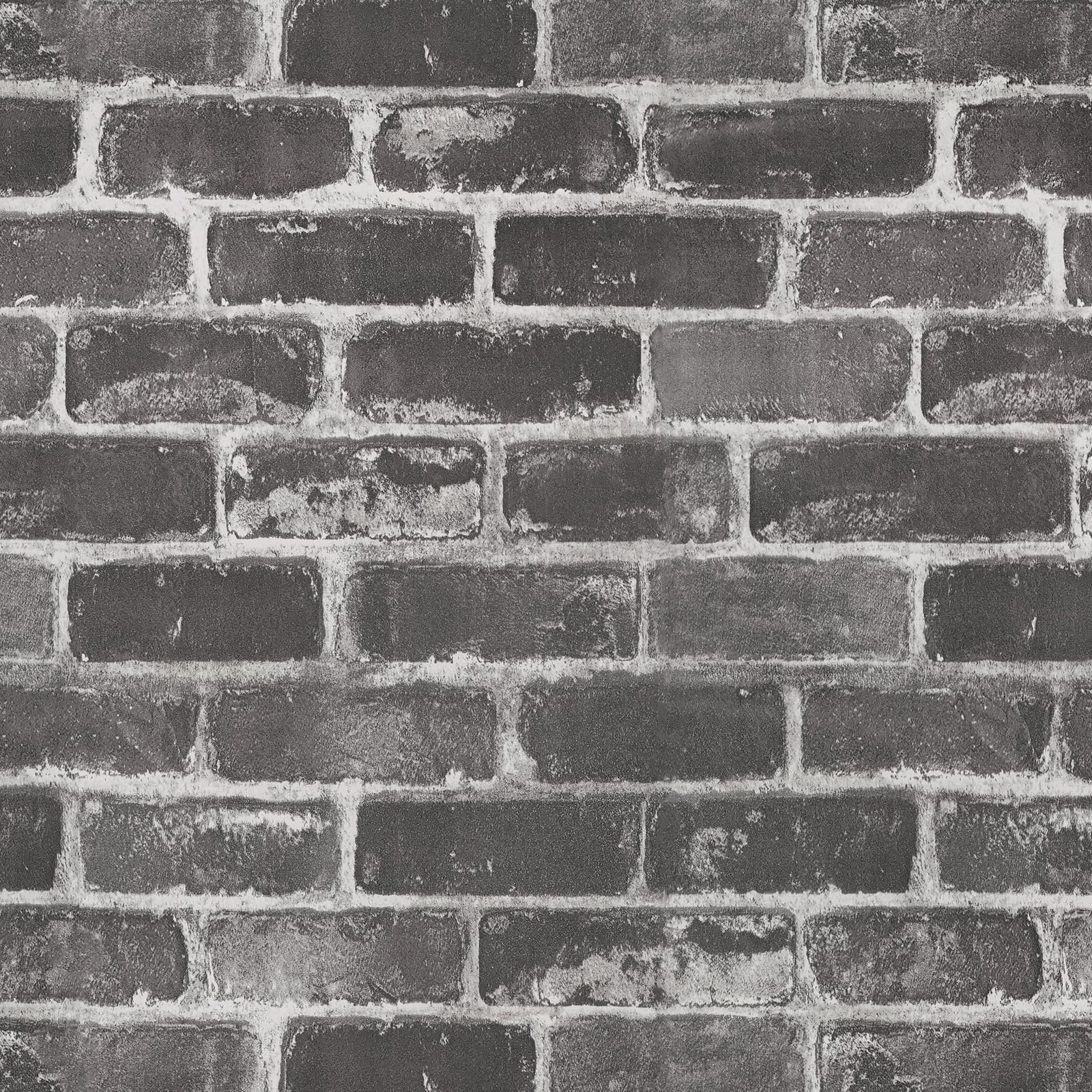 Photo 1 of Qianglive Grey Brick Peel and Stick Wallpaper 17.5"×120" Gray Faux Brick Contact Paper Removable Self Adhesive Vinyl Waterproof Wallpaper for Bedroom Fireplace Backdrop Accent Wall