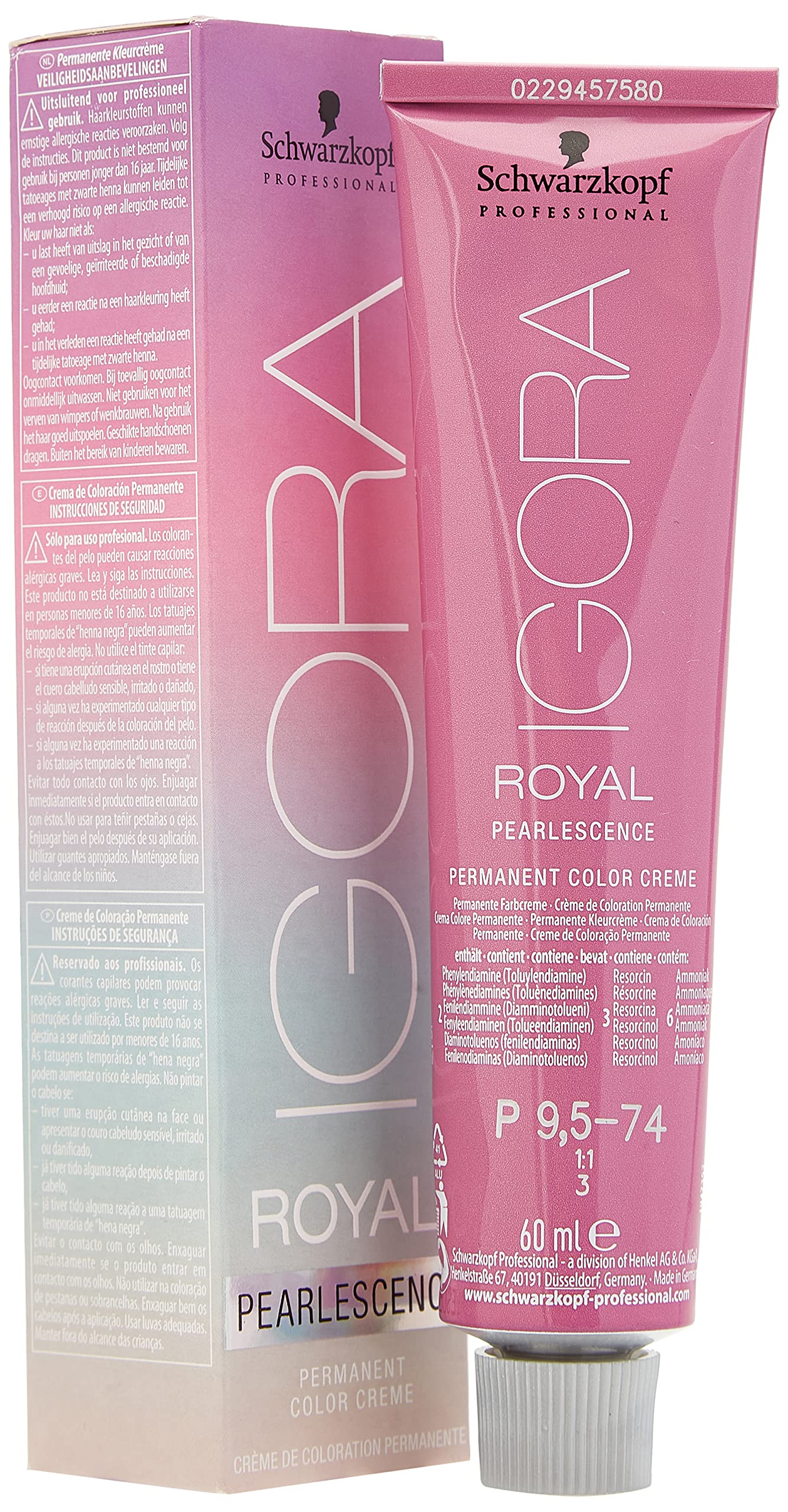 Schwarzkopf IR Pearl 9,5-74 60ml