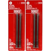 Senco EA0122#2 Phillips Duraspin/Tyrex Bits for Screwdriver DS200 (2-Pack) | DS162-14V | DS202-14V | DS205-14V | Collated Fastening | Auto-Feed Systems | 1/4" Hex Shank