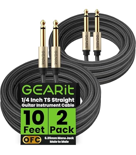 PRS Guitars 25ft Signature Instrument Cable Straight, (ACC