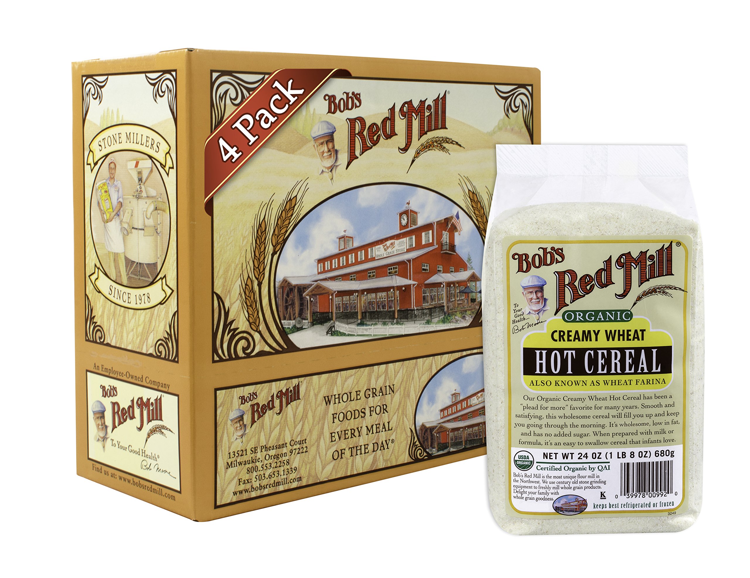 organic whole wheat farina