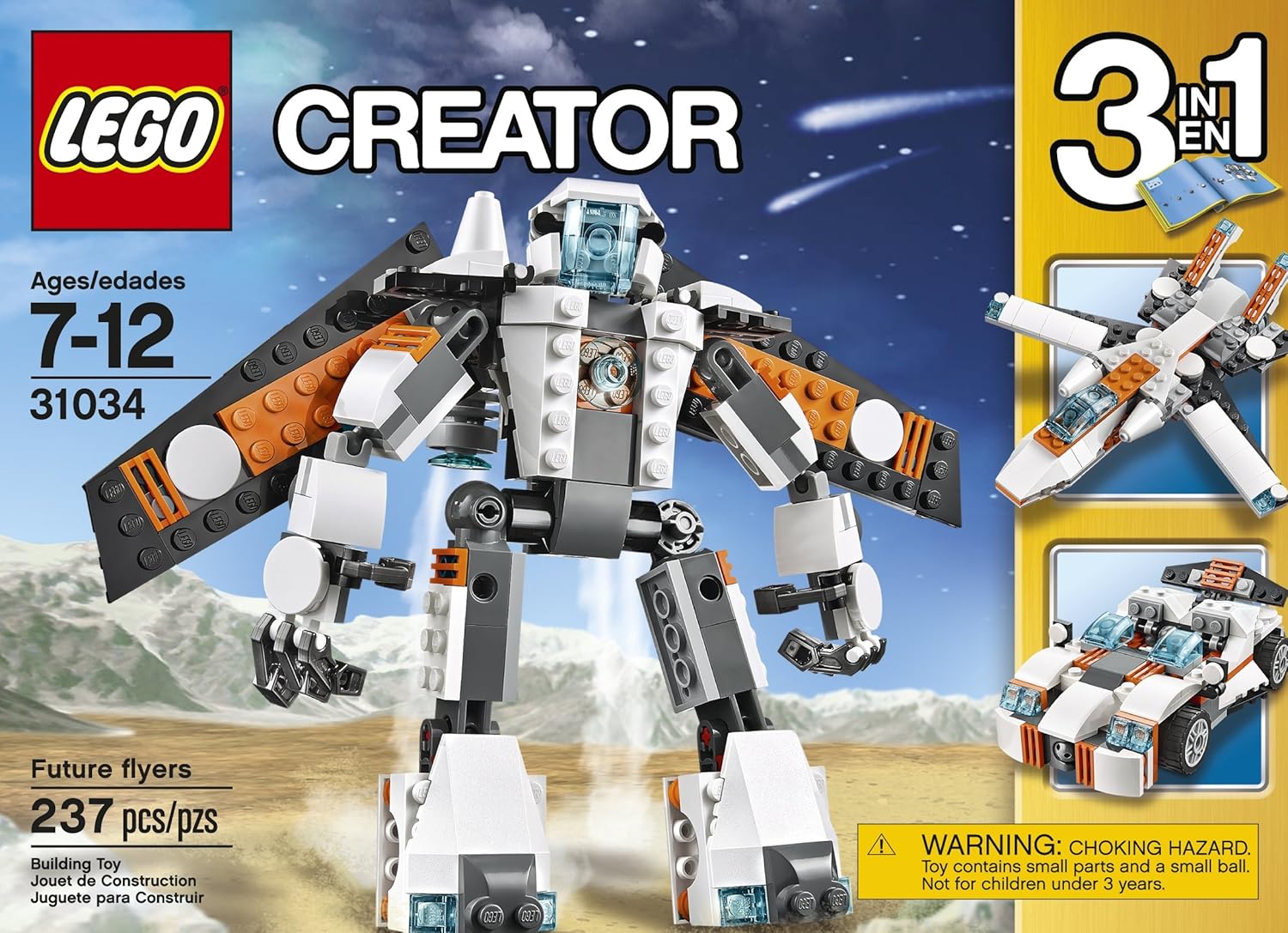 lego creator flyer robot 31034