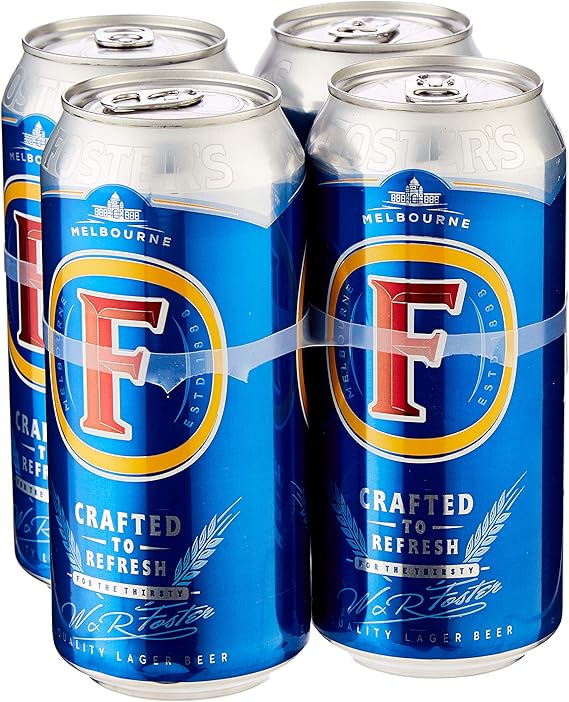 Fosters Lager Beer Can 440 ml (Case of 4) Amazon.co.uk Prime Pantry