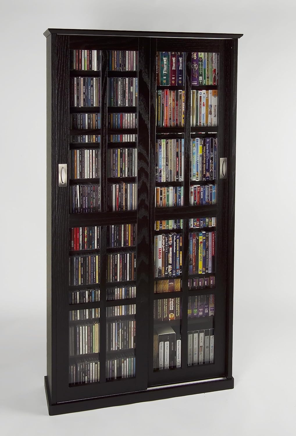 Best Multi Media Glass Door Storage Tower