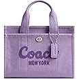 Coach Colored Dye Denim Cargo Tote 26, LH/Iris