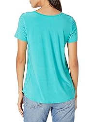Star Vixen Women's Short Sleeve Button Front Flowy