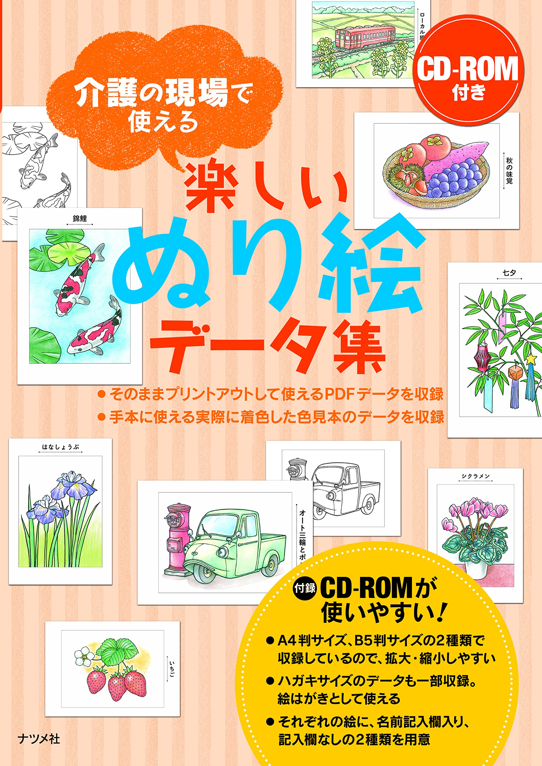 Cd Rom付き 介護の現場で使える 楽しいぬり絵データ集 本 通販 Amazon