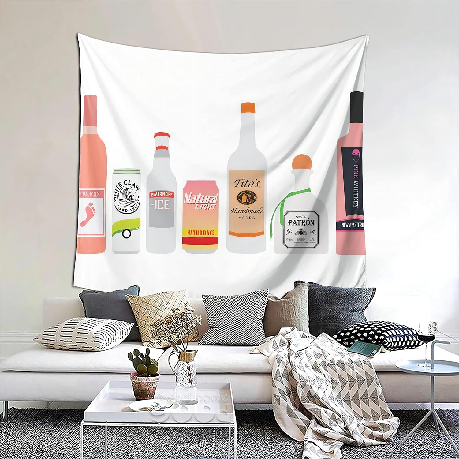 Tapestries - Aifreedom1 Swarov Tapestry 60X51inch Various Alcohol Suitable for Wall Hanging Dorm Room Bedroom Art Home Decorations