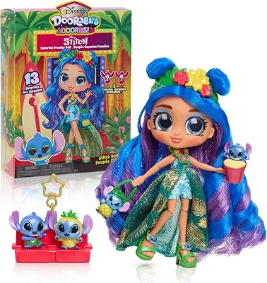 Muñeco del alienígena Stitch ADOORBS de Disney Doorables, muñecas coleccionables, Juguetes para niños a Partir de 5 años de Just Play
