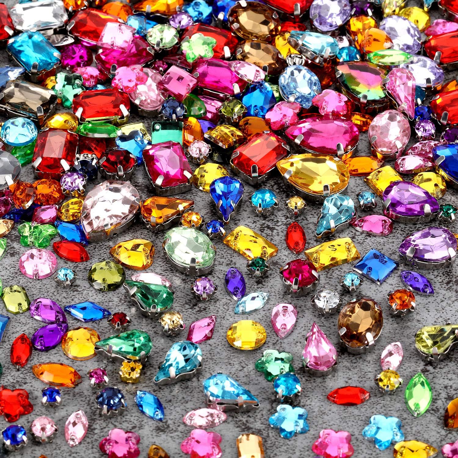 3456 Rote Strasssteine Flach – Mix Aus 6 Größen (1,4–2,8 Mm) Mit Wachsstift, Für Nagelkunst & Basteln
