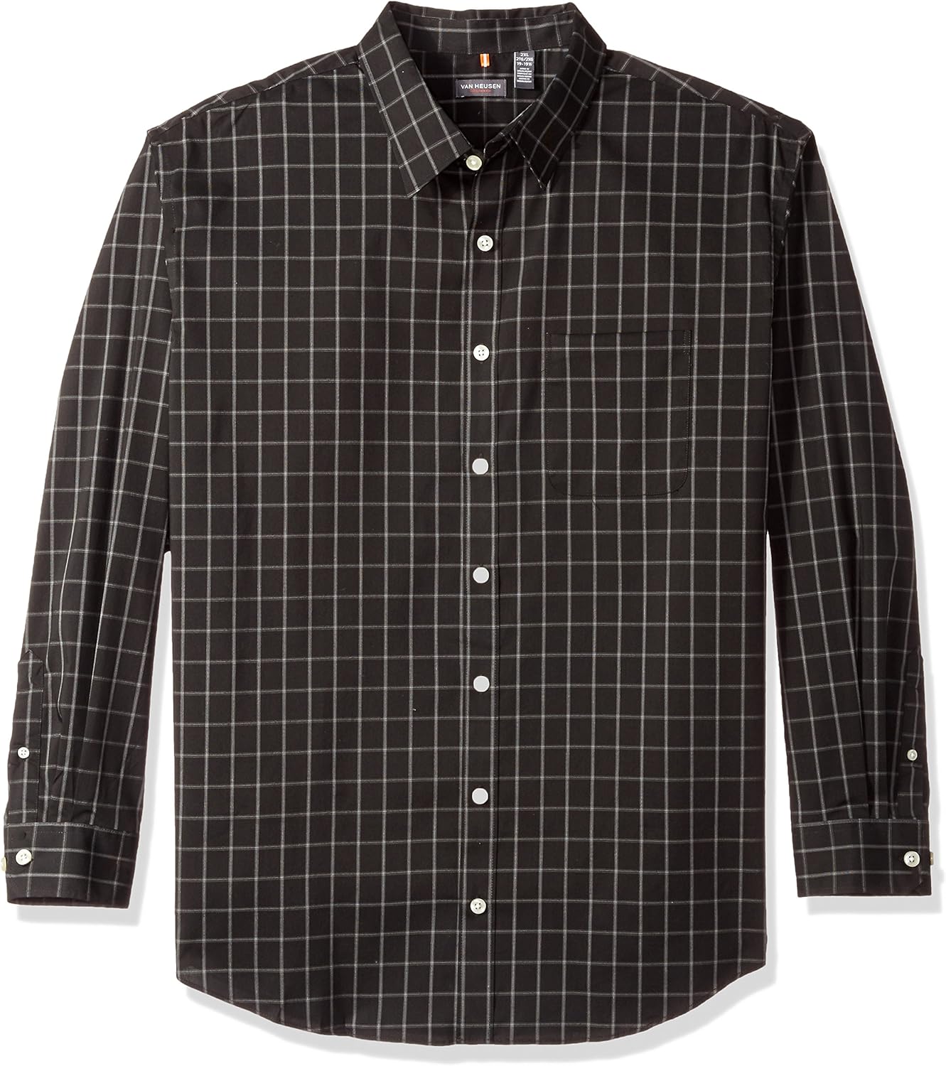 Van Heusen Men's Big and Tall LongSleeve Traveler NoIron ButtonFront