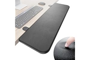 NODOCA Arm Rest for Desk, Ergonomics Wrist Rest, Desk Extender, Soft Sponge Built-in, Comfortable Arm Support for Desk, Folda