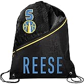 FOCO - WNBA High End Diagonal Zippered Drawstring Backpack Gym Bag - Angel Reese - Chicago Sky