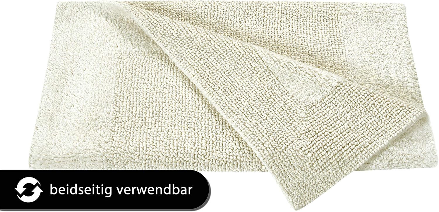 60x60cm+100x60cm | Badezimmerteppich in Farbe Natural