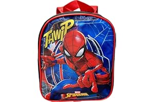 RUZ Disney/Marvel Kids Licensed 10" Mini Backpack (Spider-Man Black)
