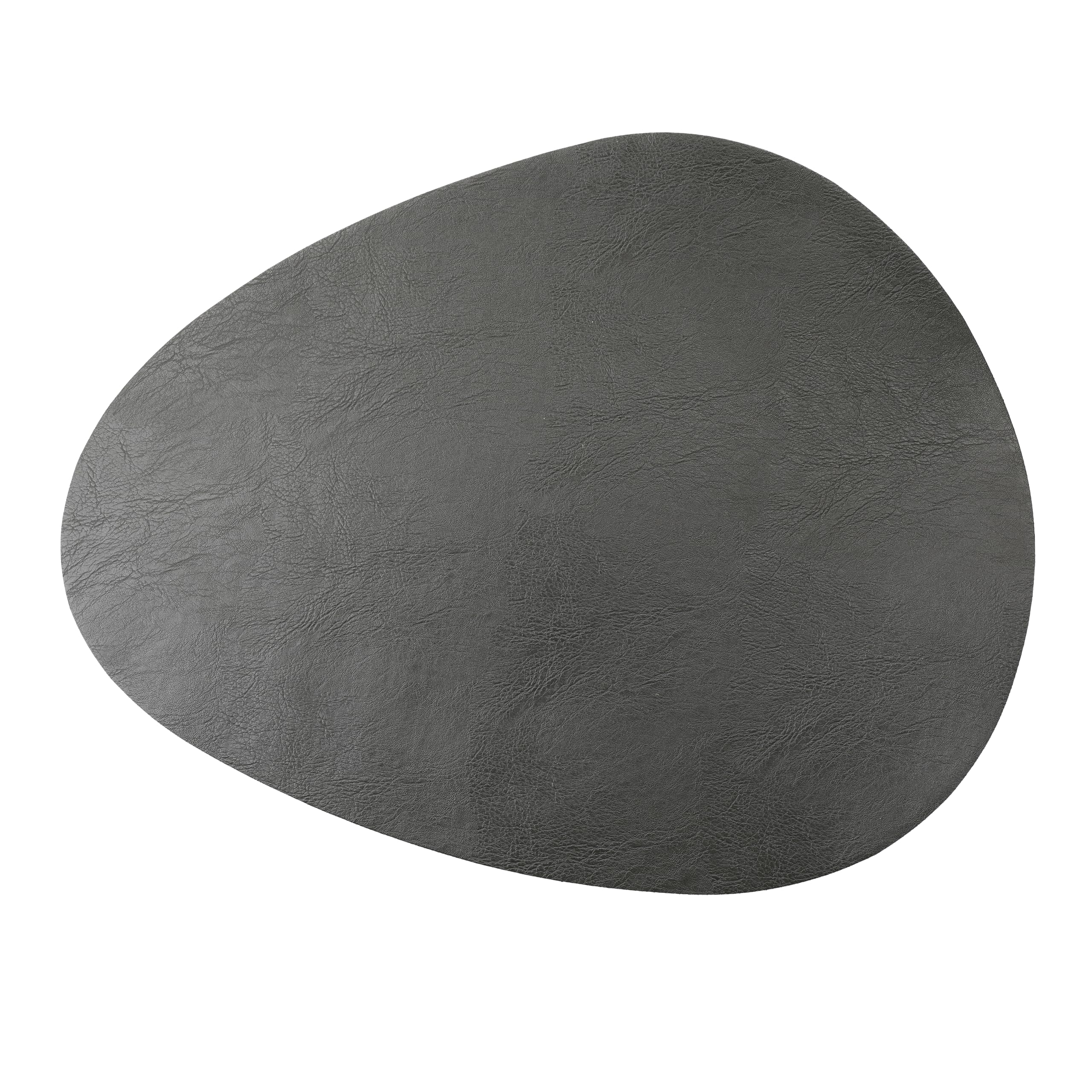 Mikasa 4pc PU Pebble Placemats, Slate Grey, 38cm x 30cm, Tagged
