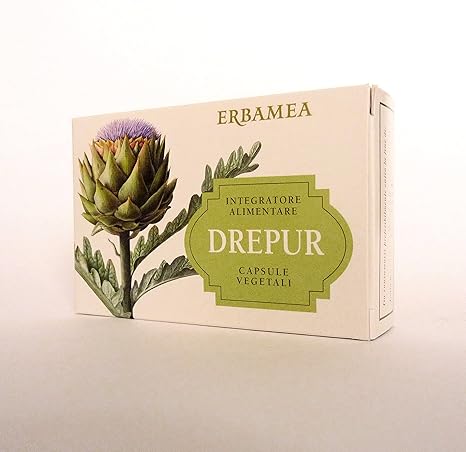 Drepur 24 Capsule Carciofo Curcuma Cardo Mariano Depurativo Fegato