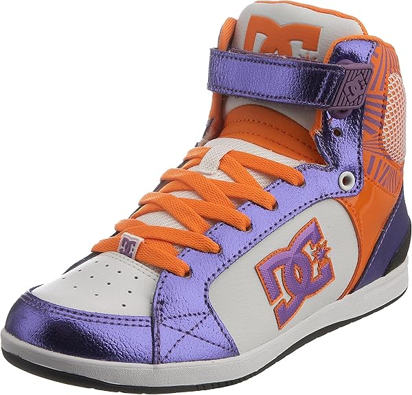 DC Women�s avery high Skateboarding Shoe black/purple