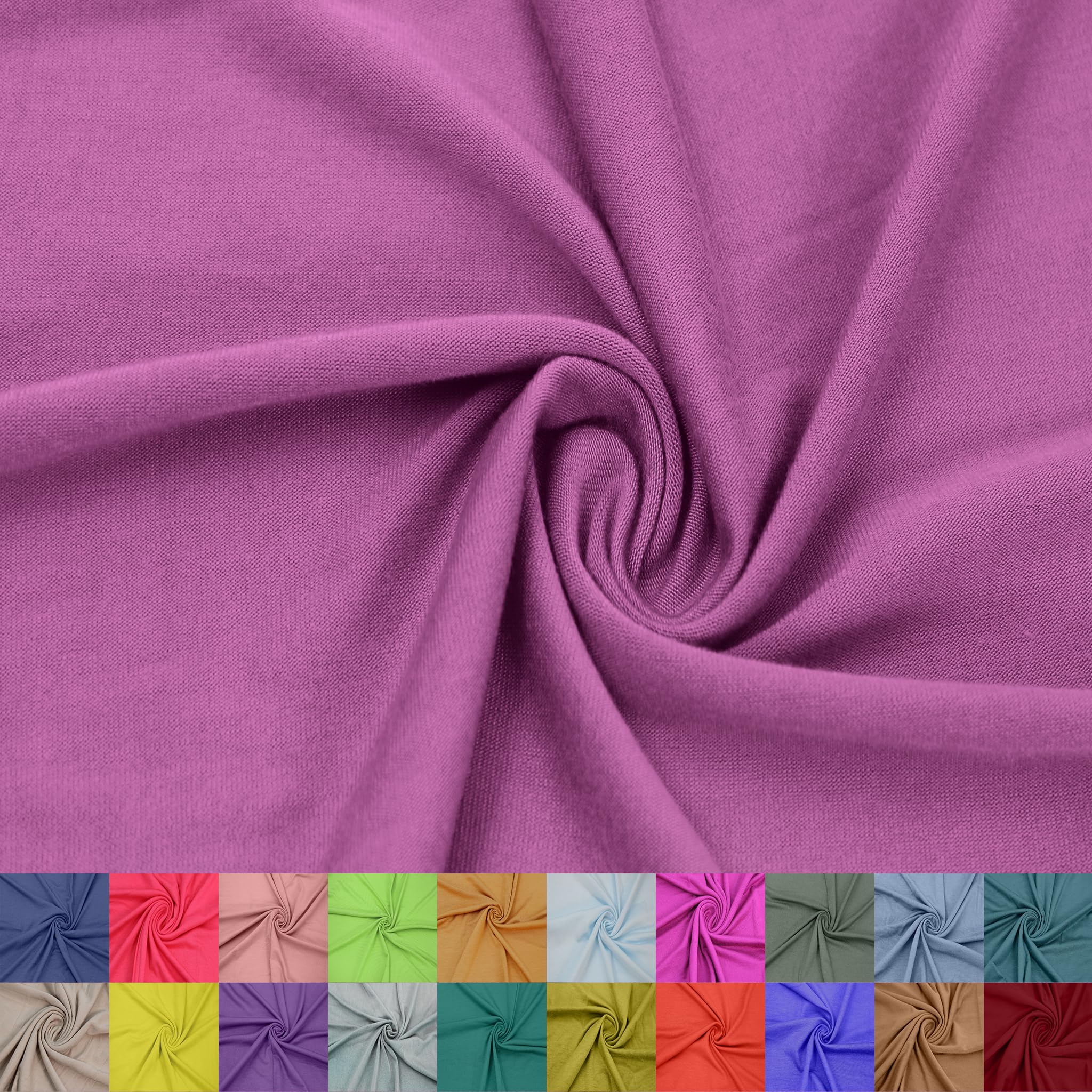 60" Wide Rayon Spandex Jersey Knit Fabric by The