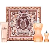 Jean Paul Gaultier Classique by Jean Paul Gaultier for Women 3 Piece Set Includes: 3.4 oz Eau de Toilette Spray + 2.5 oz Perfumed Body Lotion + 0.2 oz Eau de Toilette Spray