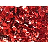 Sequins 8mm 800/Pkg Red