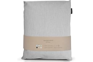 BADESOFA® Luxury Bath Tub Pillow L | Premium-Quality Materials | Comfortable & Quick-Drying | Washable Tub Cushion | Relaxing Bath Cushion in Grey | Home Spa | Ideal for a Wide, Tall Bathtub