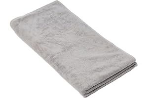 SALBAKOS 100% Turkish Cotton Towels (Silver, Jumbo Bath Sheet)