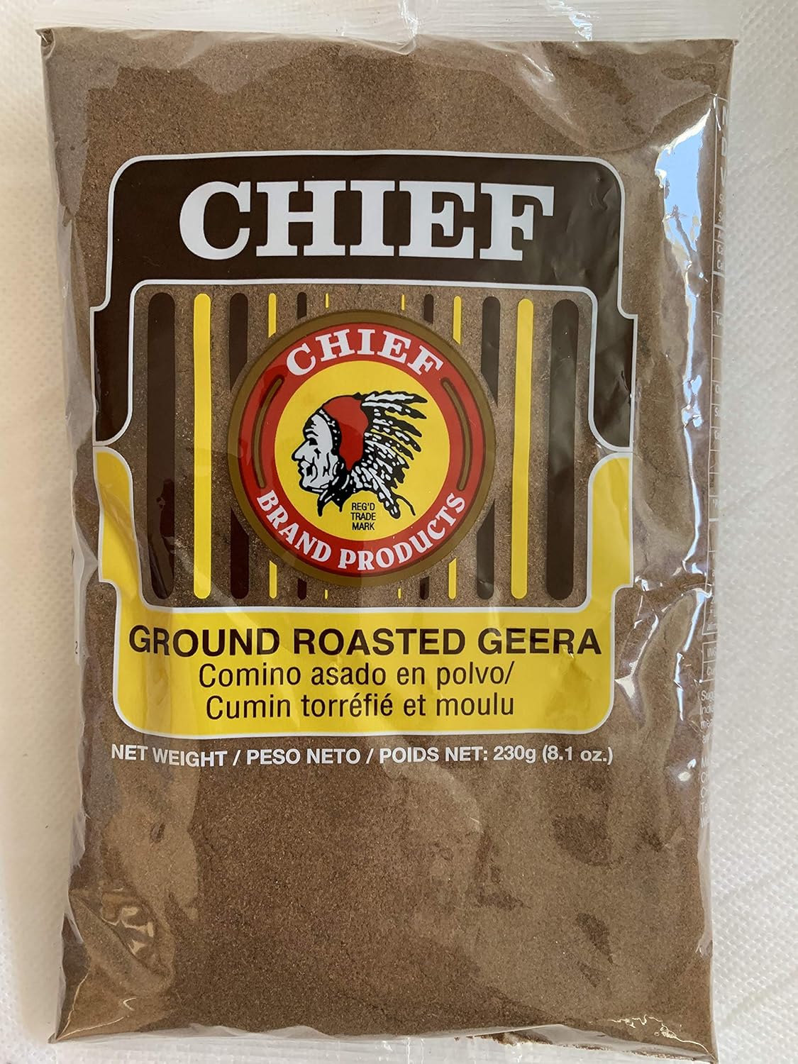 Ground roasted geera powder