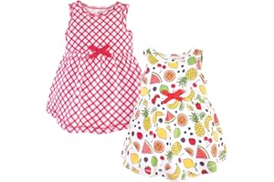 Touched by Nature Girls' One Size Organic Cotton Short Long-Sleeve Dresses