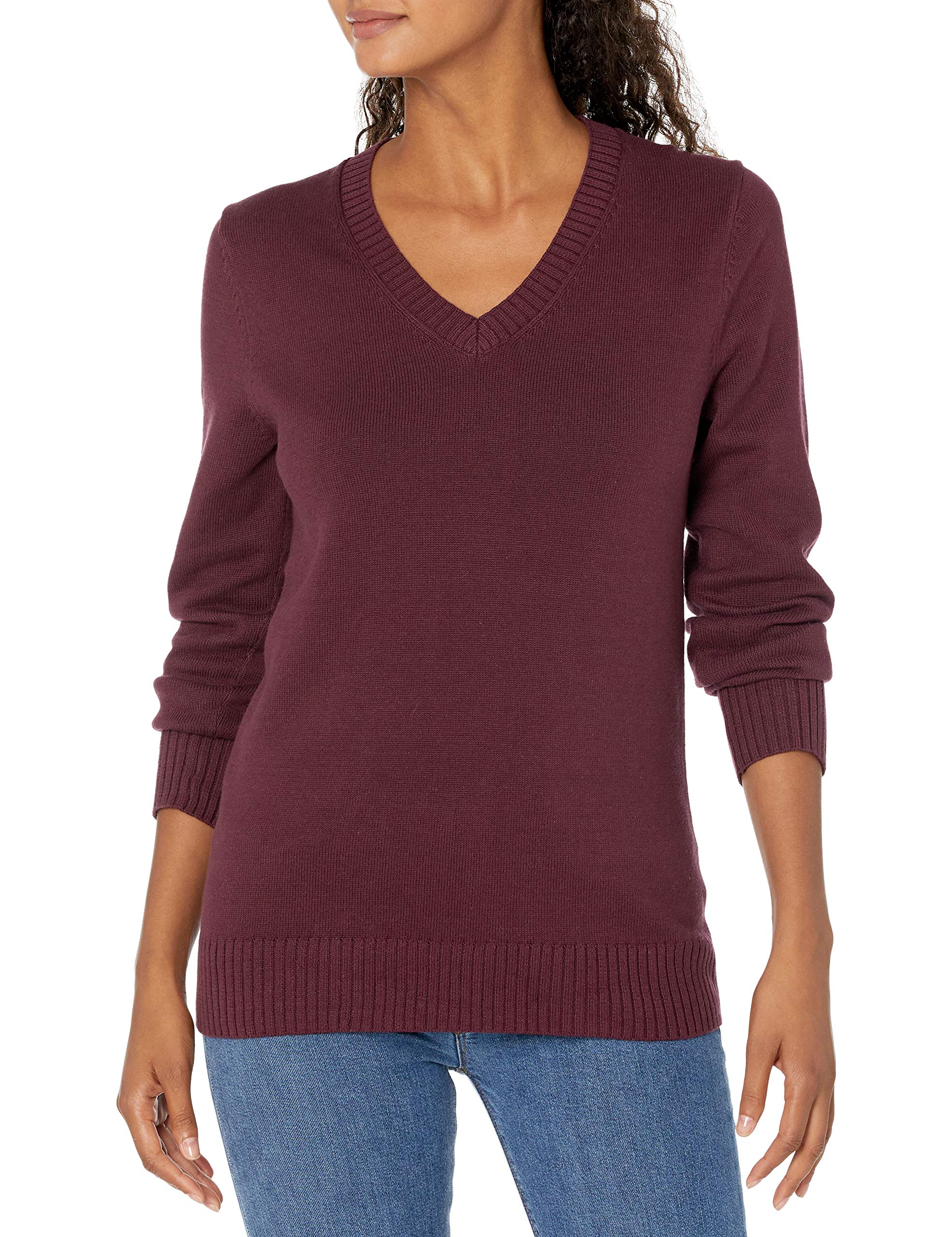 Amazon Essentials Women's 100% Cotton Long-Sleeve