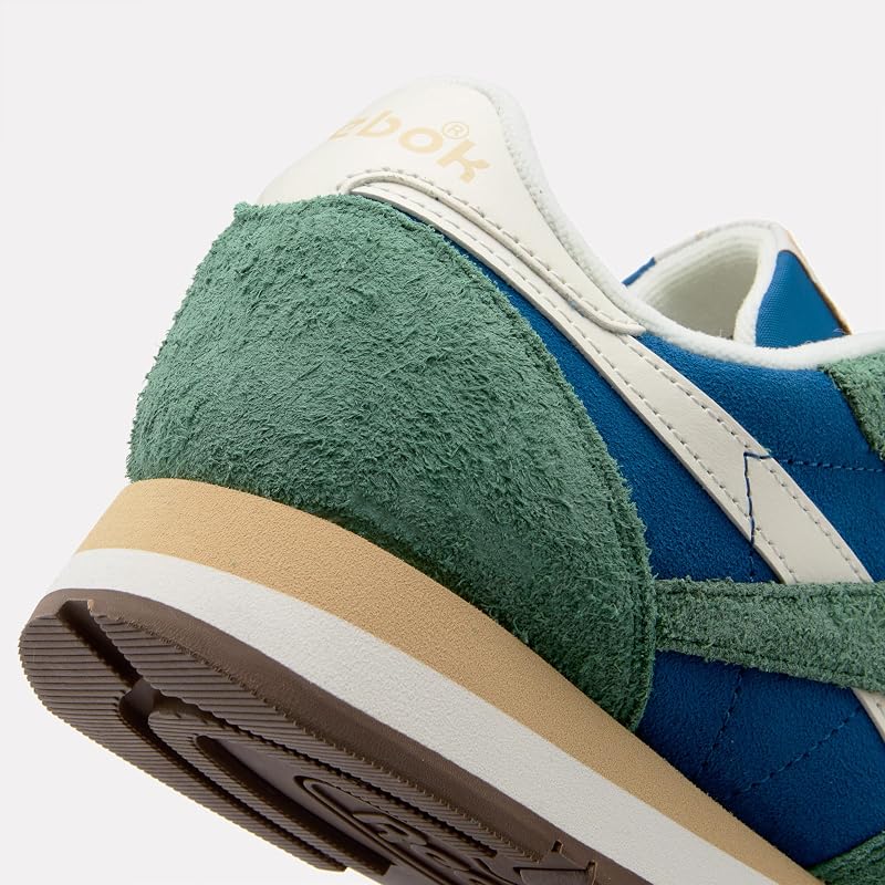 Unisex Classic Leather Sneaker, ATHLETICBLUE/FIELDGREEN/Chalk, 36,5 EU