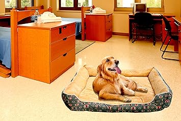 Pets Empire Soft Comfortable Pet Dog Bed Plush Cuddlier Medium