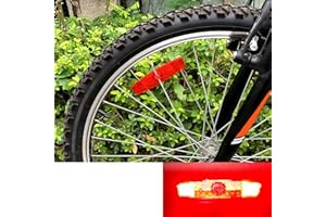 WELNENT 2 PCS Bicycle Wheel Spoke Reflectors for Mountain Bike Road Bike Decoration Safe Warning