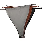 Cleavage Cover Original Snappy Cami (828) - Classic NO LACE (Solid) - Set of 3 [Black, Gray and Brown]