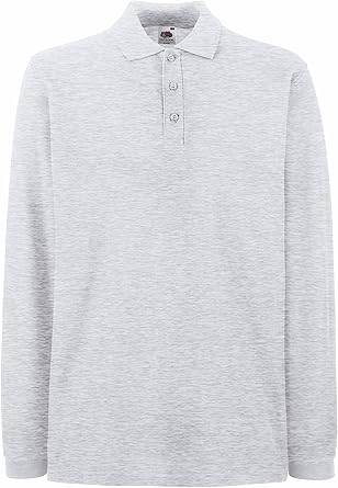 Fruit of the Loom Unisex Polo Premium Langarm 63-310-0