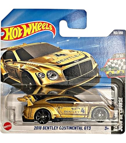 Amazon.com: Hot Wheels - 2018 Bentley Continental GT3 - Green