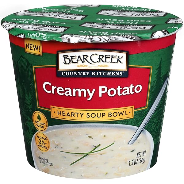 BEAR CREEK HEARTY SOUP BOWL, CREAMY POTATO, 1.9 OUNCE