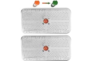 2 Pack 40Gram Silica Gel Desiccant Canister (Orange to Dark Green), Reusable Desiccant Dehumidifier for Closet, Car, Cabinet,