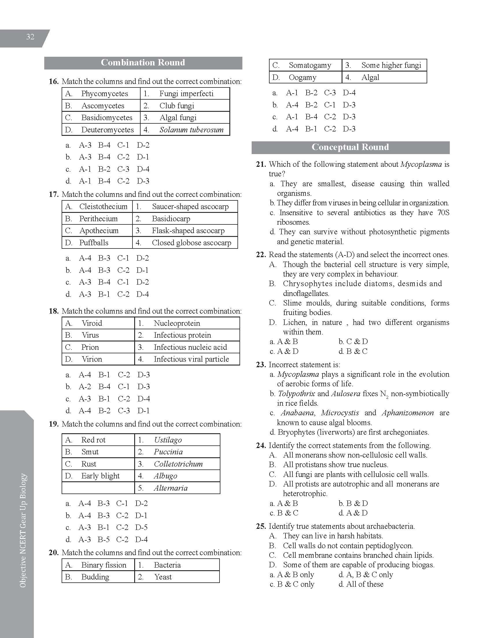Objective Ncert Gearup Biology For Neet And Aiims Amazon Com Books