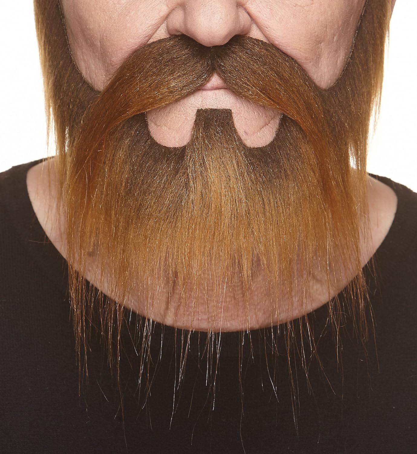 Mustaches Self Adhesive, Novelty, Nomad Fake Beard and Fake Mustache, False Facial Hair, Costume Accessory for Adults