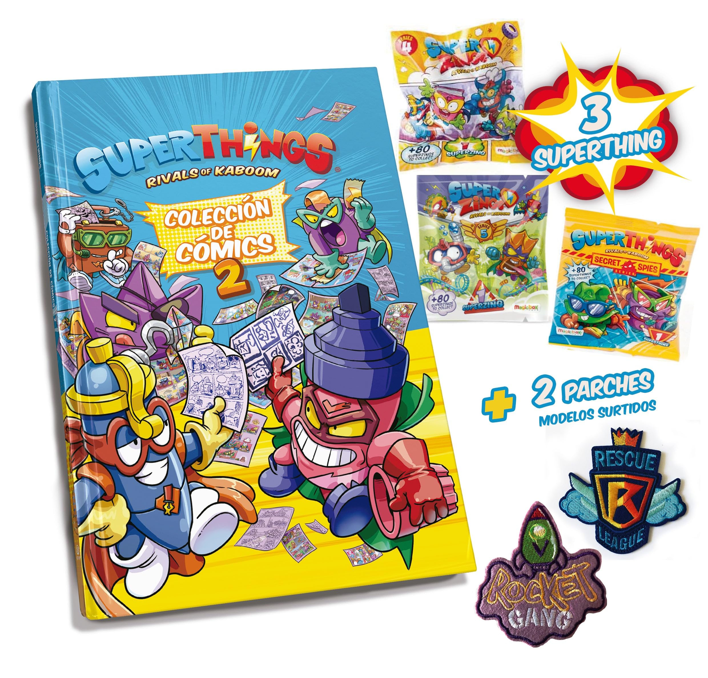 Libro Coleccionista Cómics Superthings - 2 -RIVALS of KABOOM