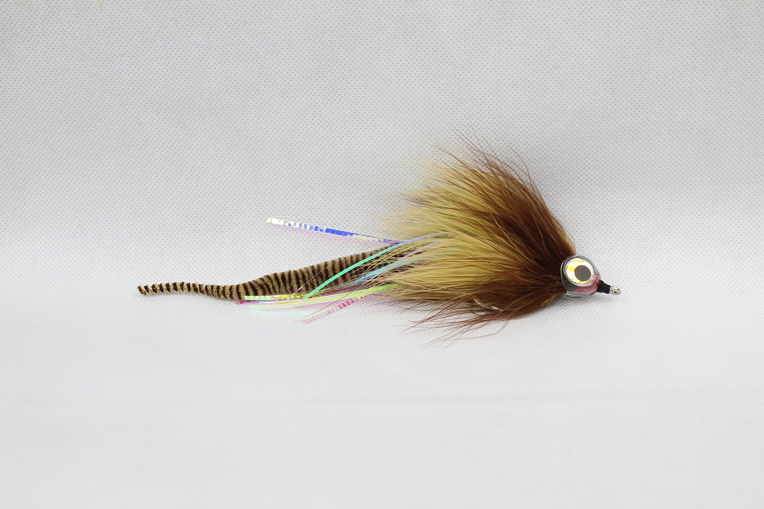 Haggerty Lures Dragon Tail Striped Muskie Bass Fishing Lure Pike Fly Marabou Musky Pickerel trolling