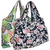 Wrapables Eco-Friendly Large Nylon Reusable Shopping Bags (Set of 2)