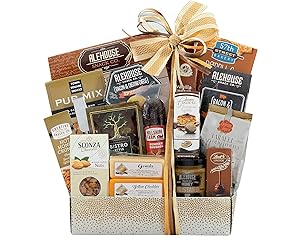 Deluxe Meat & Cheese Savory Assortment by Wine Country Gift Baskets