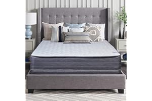 Nutan 8-Inch Gentle Firm Supportive Yet Remarkebly Comfortable Innerspring Mattress and 8" Wood Box Spring/Foundation Set, Full