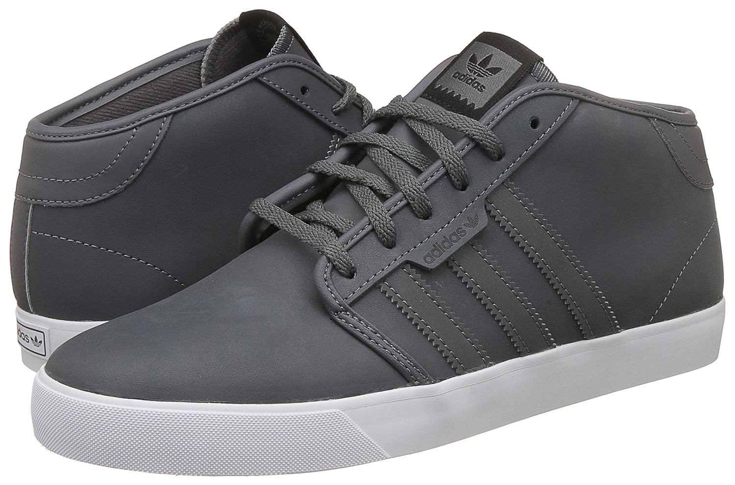 adidas seeley black leather